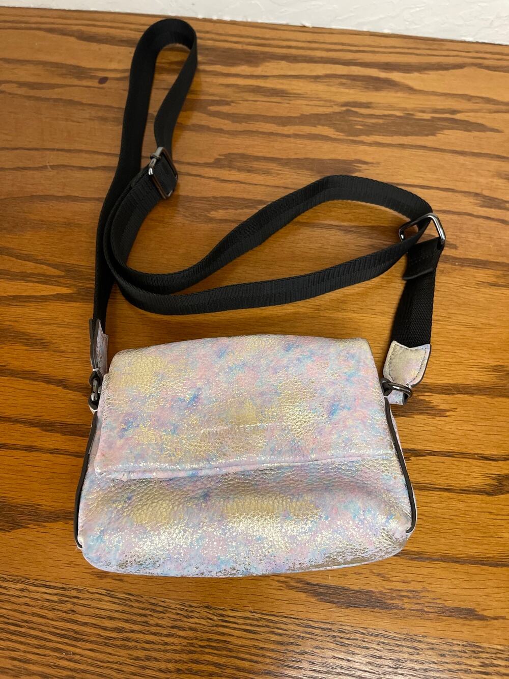 Aimee Kestenberg leather fold over mini Broadway bag